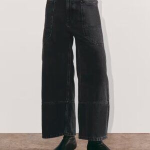 Everlane Cropped Gardener Jean - Washed Black